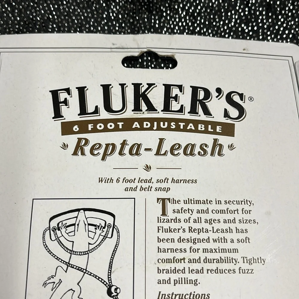 New Fluker’s 6 Foot Adjustable Repta-Leash XL